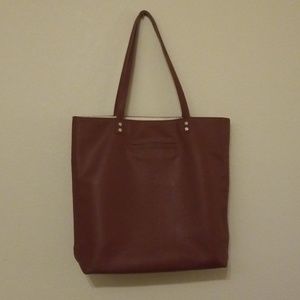 Around Town Tote Deep Merlot
